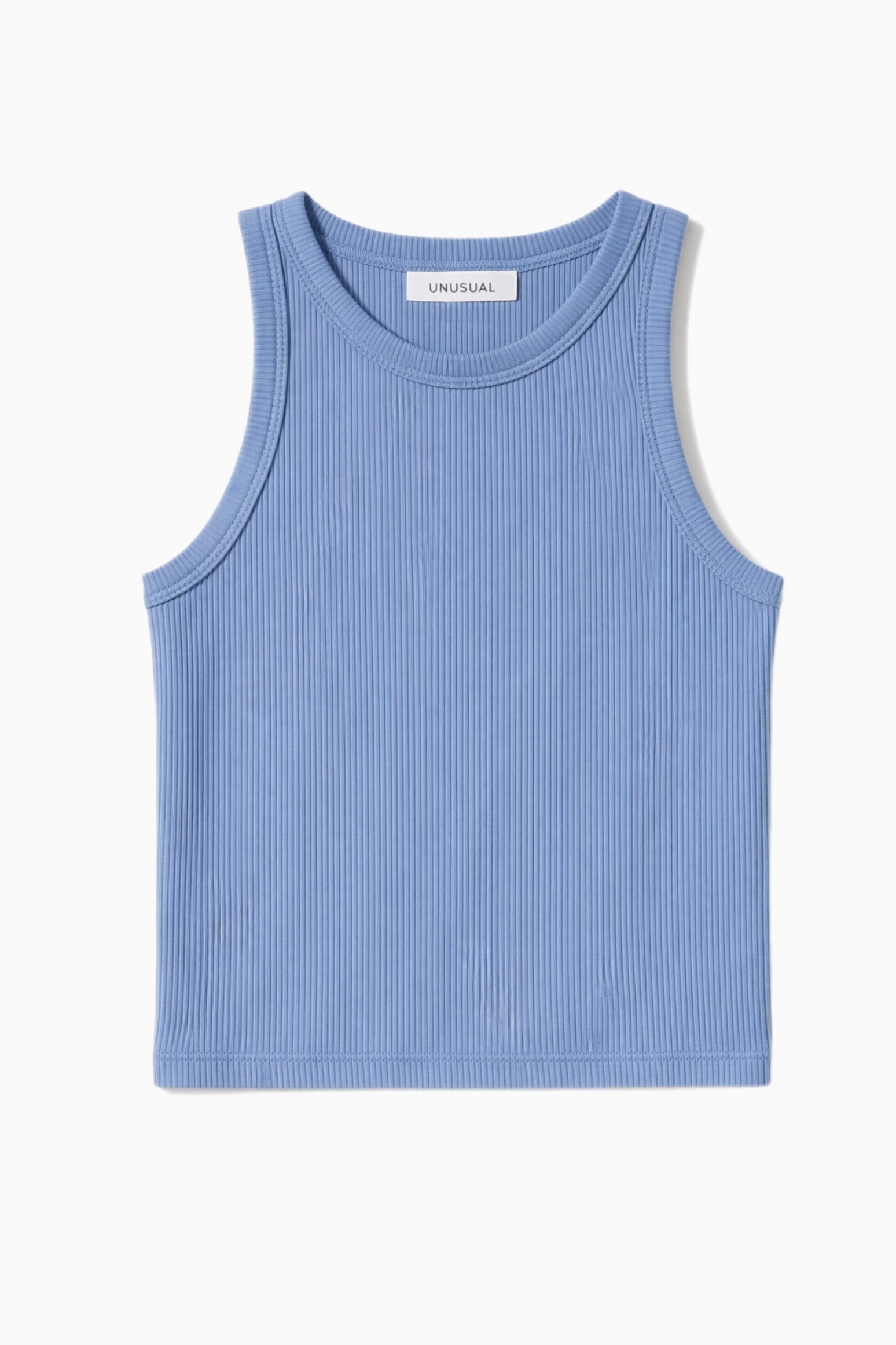 Майка трикотажная в рубчик