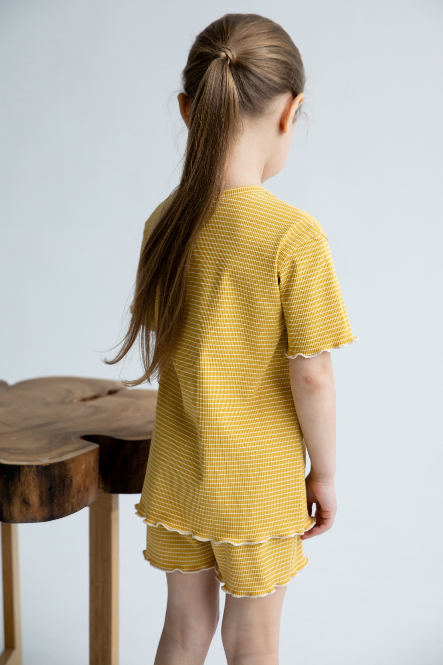 Комплект футболка и шорты в полоску