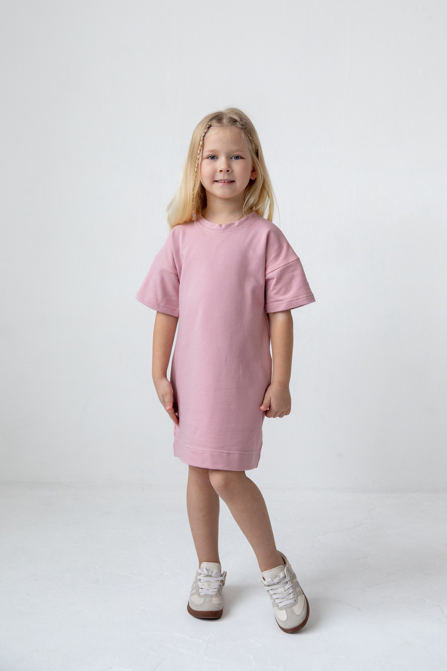 Платье-футболка свободного кроя