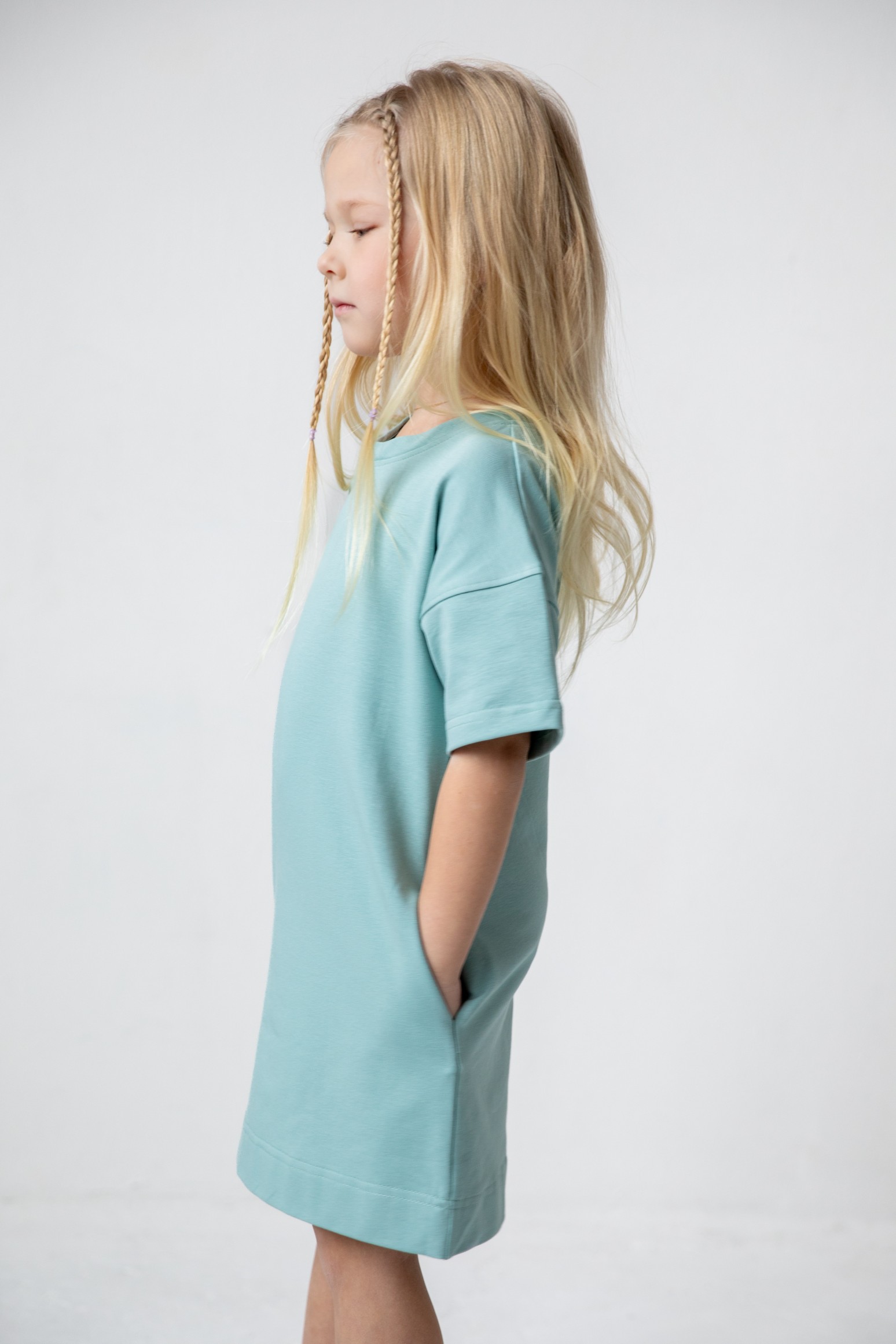 Платье-футболка свободного кроя