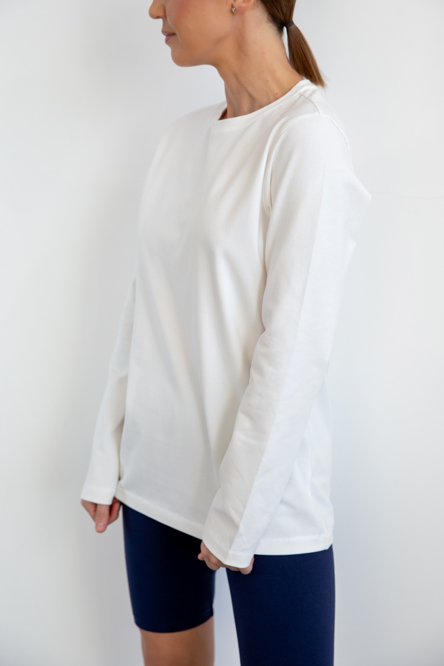Лонгслив из хлопка oversize