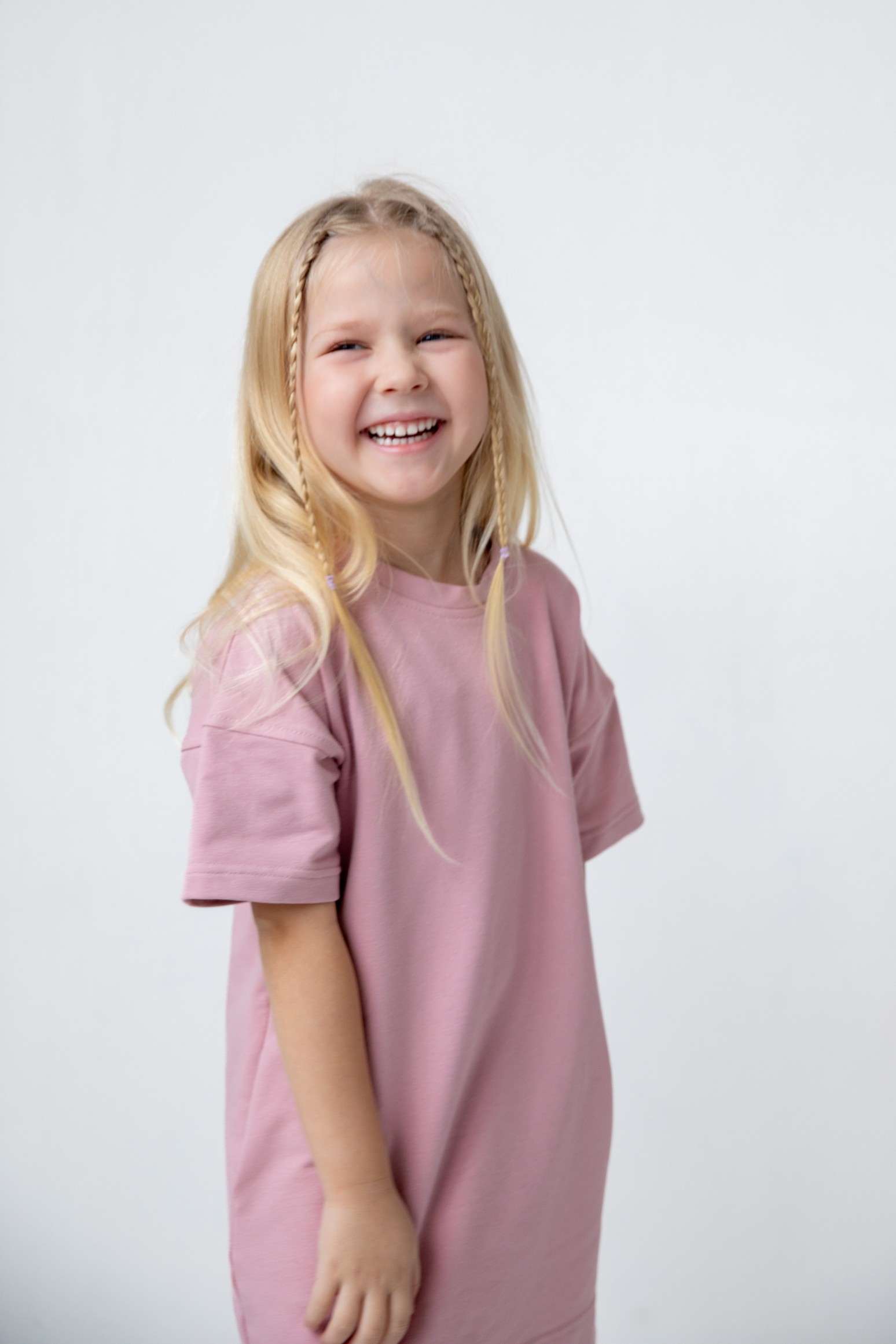 Платье-футболка свободного кроя