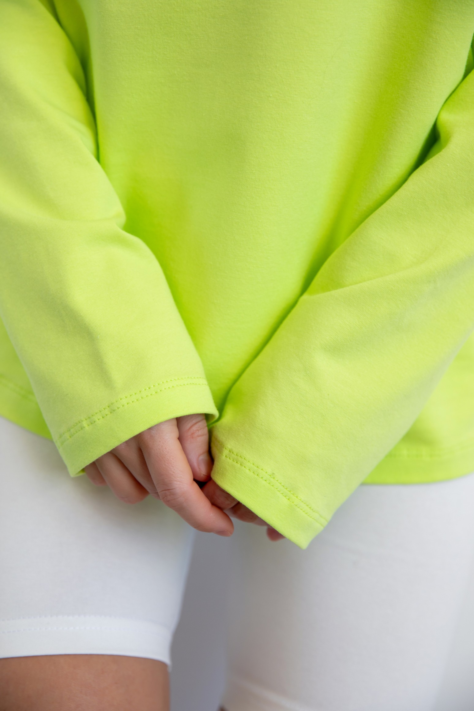 Лонгслив из хлопка oversize