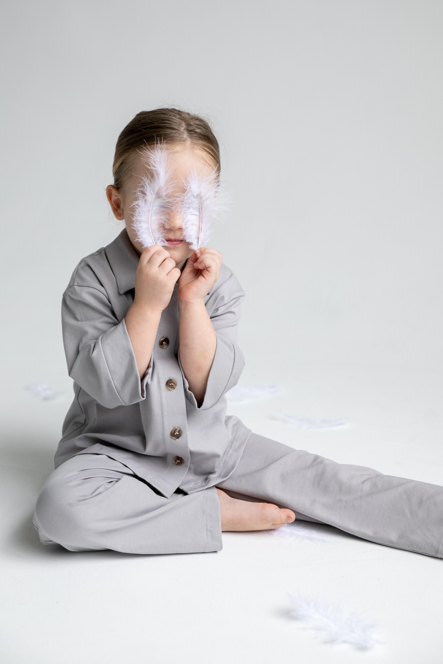 Комплект рубашка и брюки из трикотажа