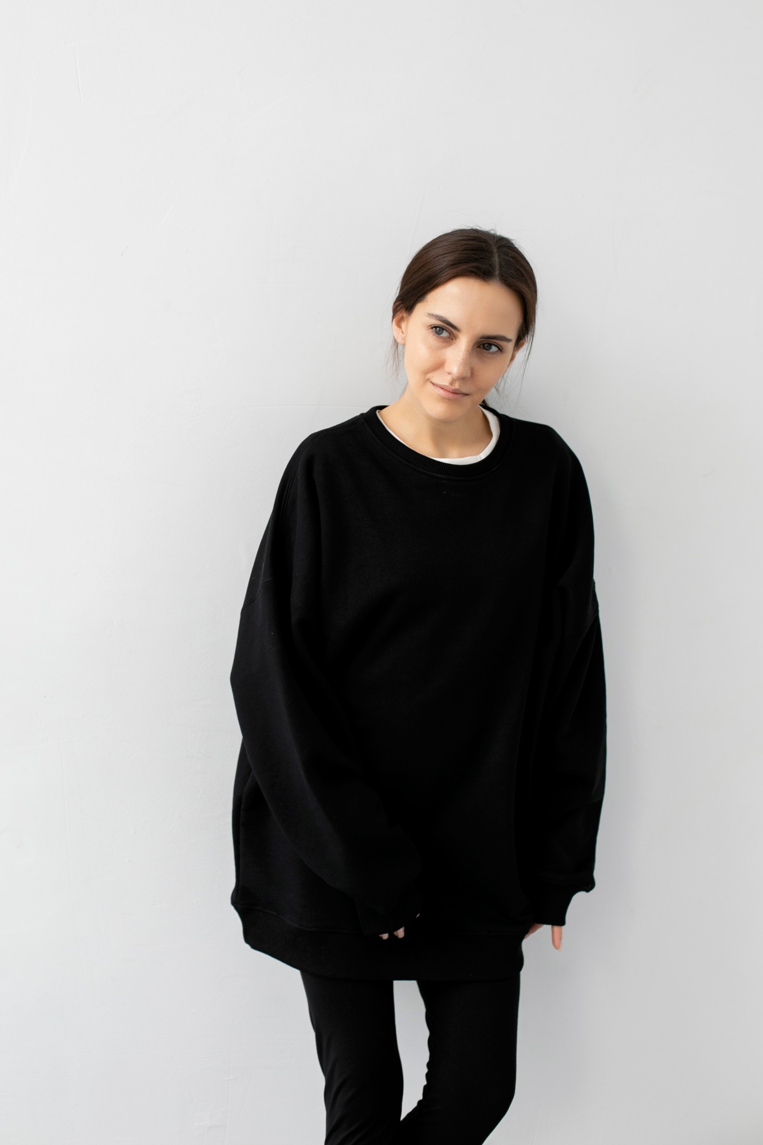 Толстовка oversize удлинённая