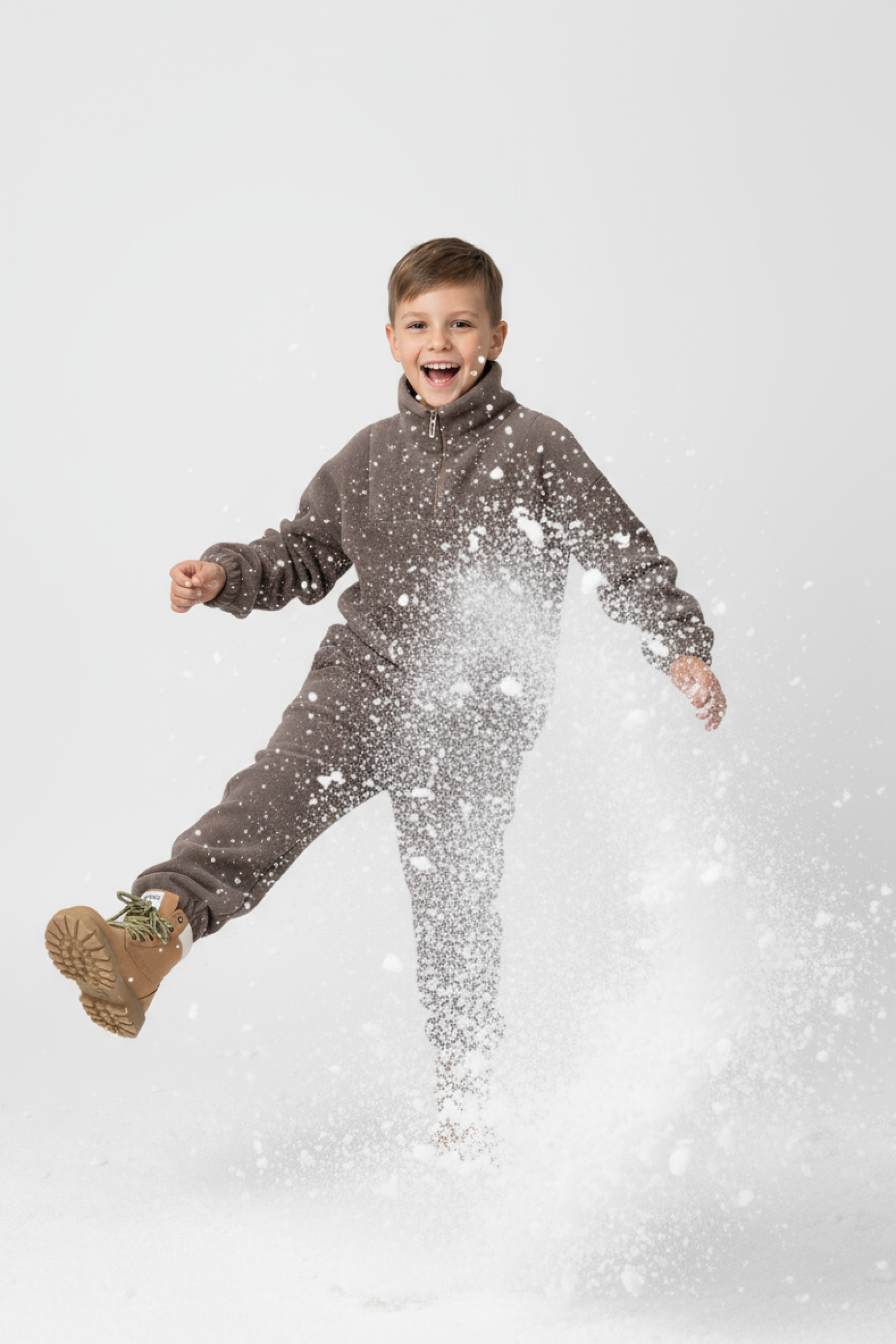 Костюм на молнии из флиса