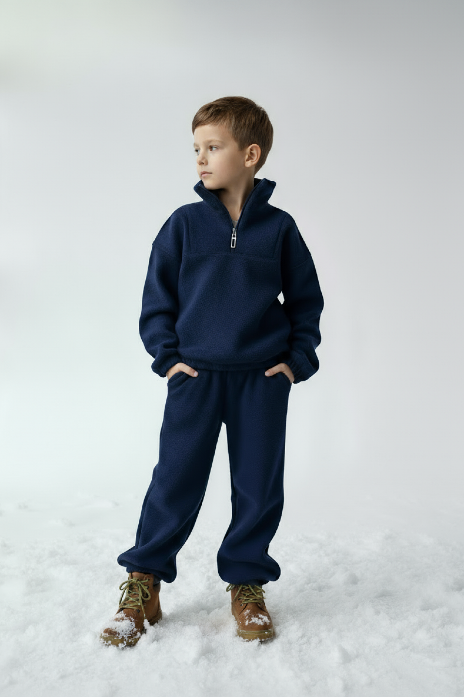 Костюм на молнии из флиса