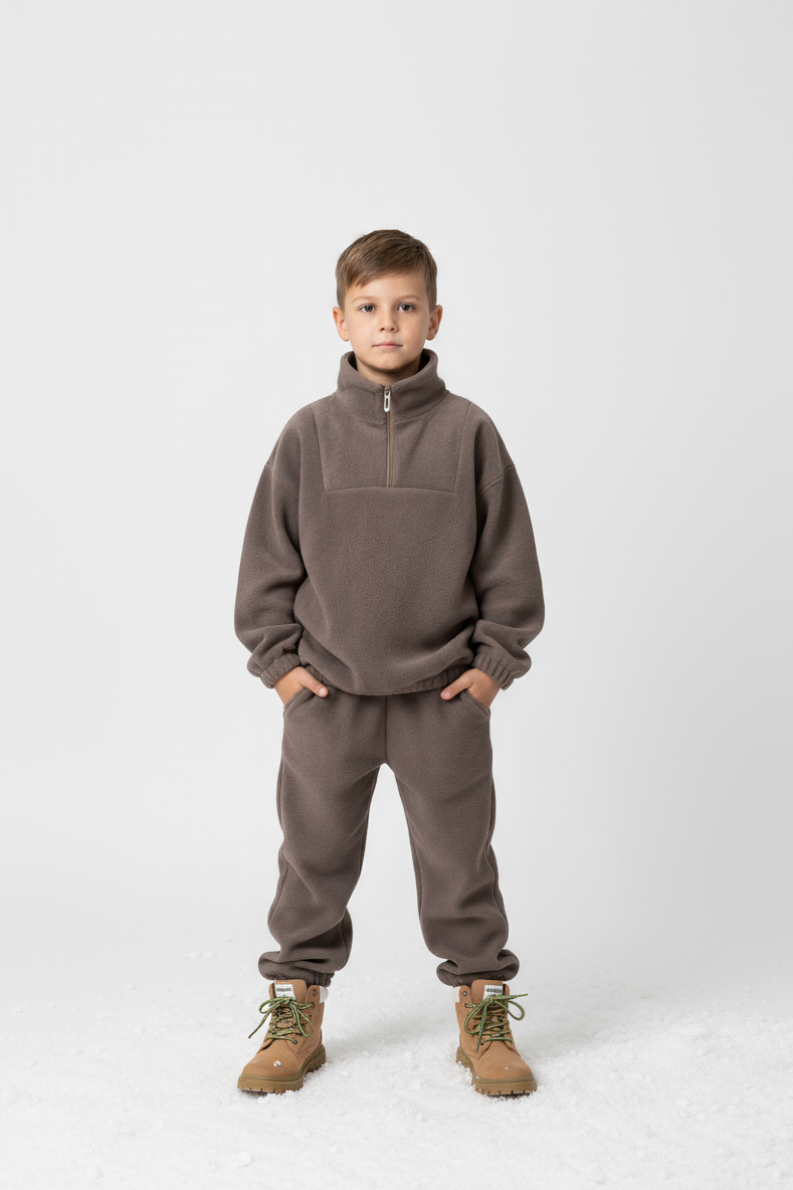 Костюм на молнии из флиса