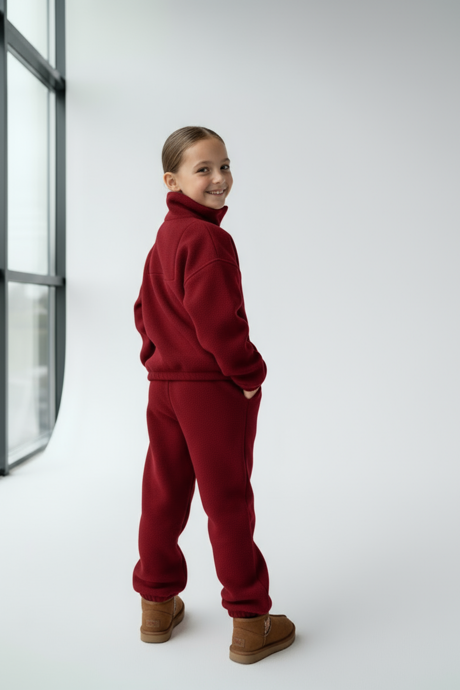 Костюм из флиса на молнии