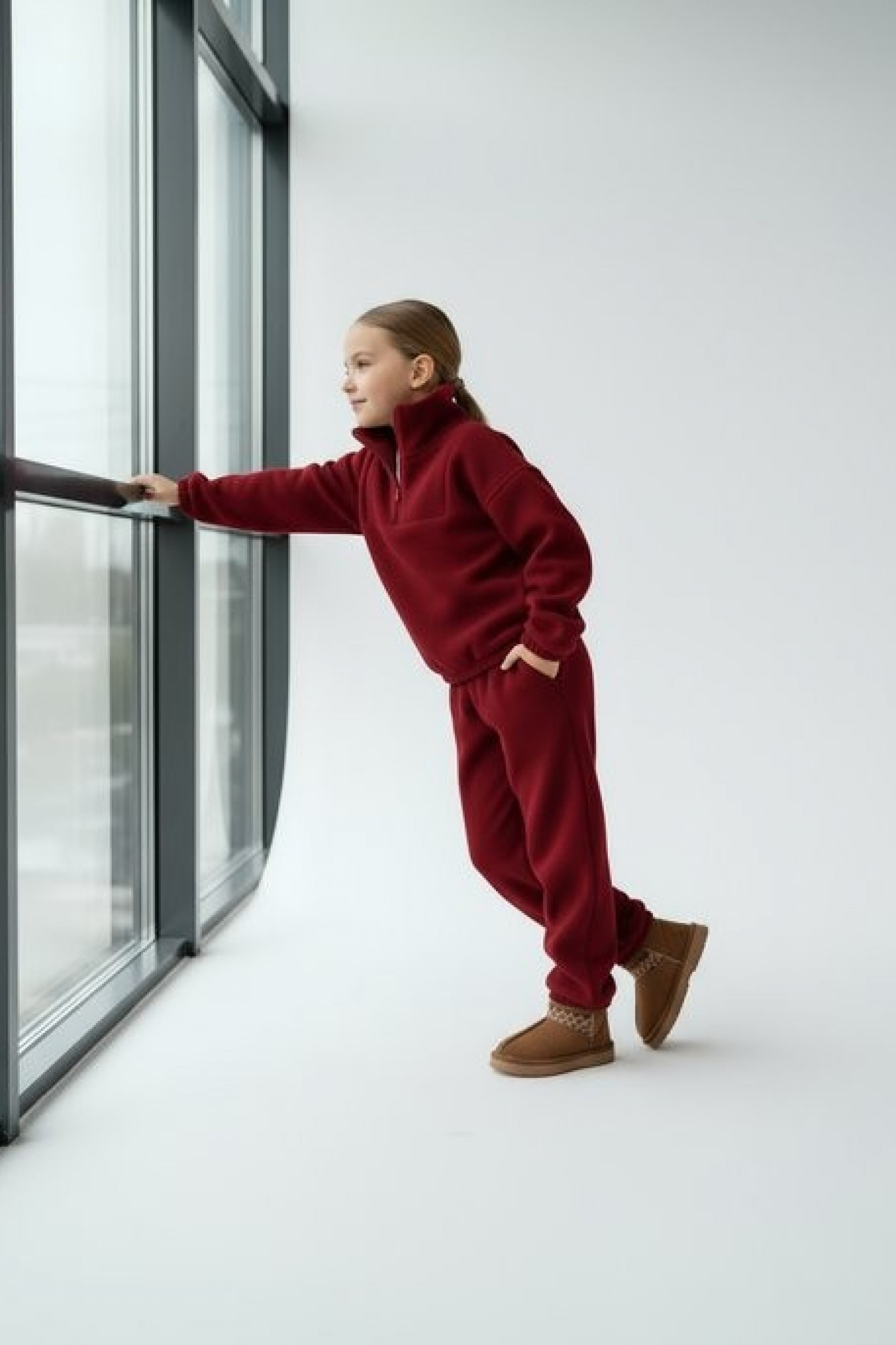 Костюм из флиса на молнии