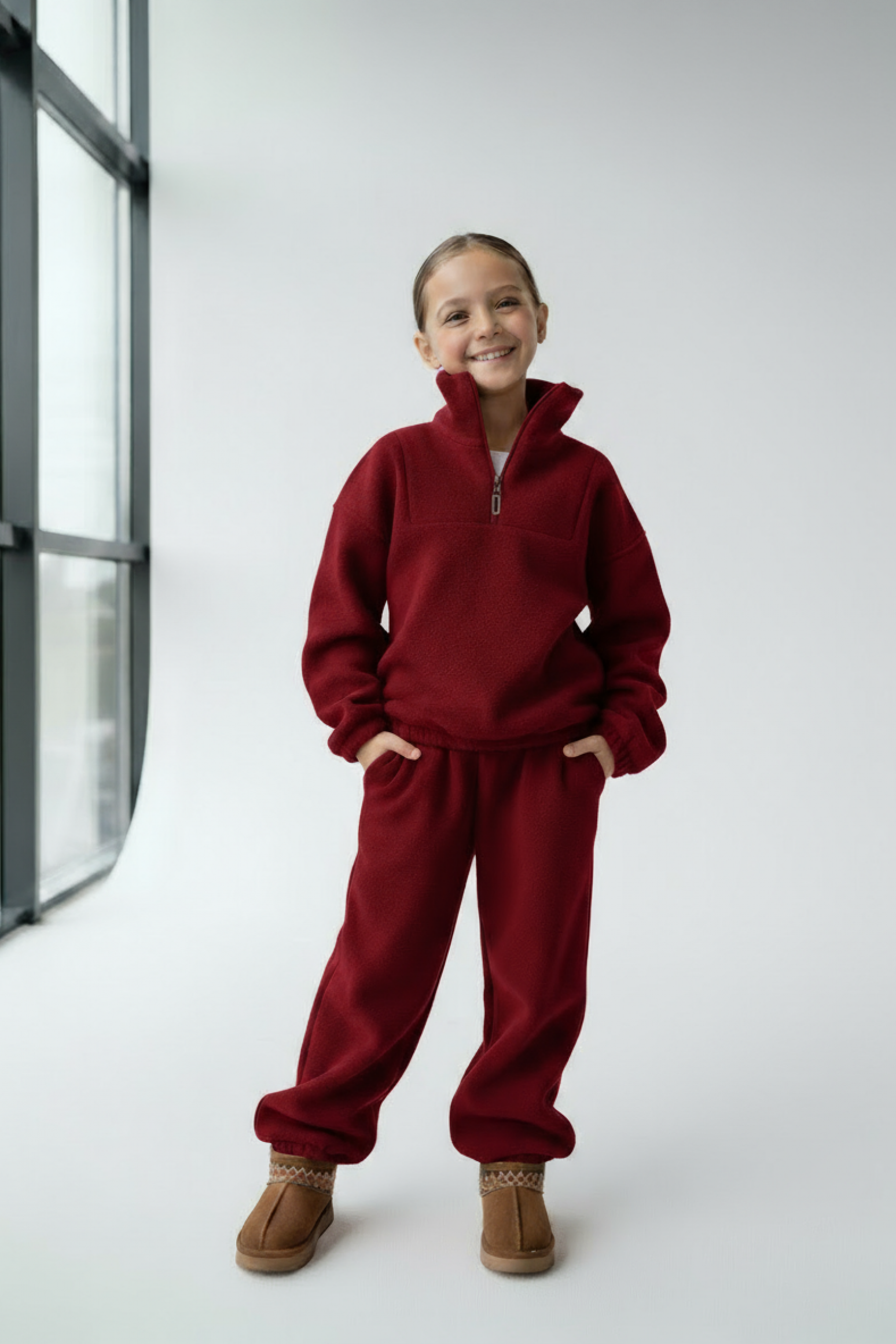 Костюм из флиса на молнии