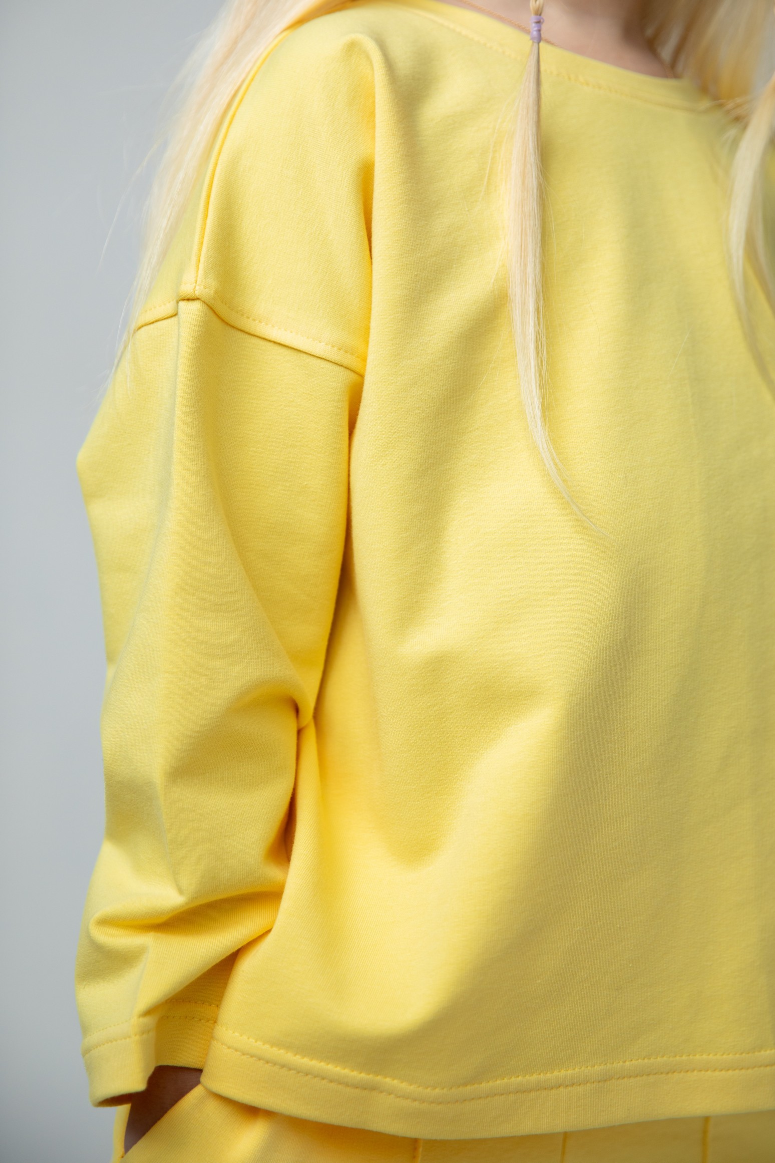 Костюм лонгслив и брюки со швами