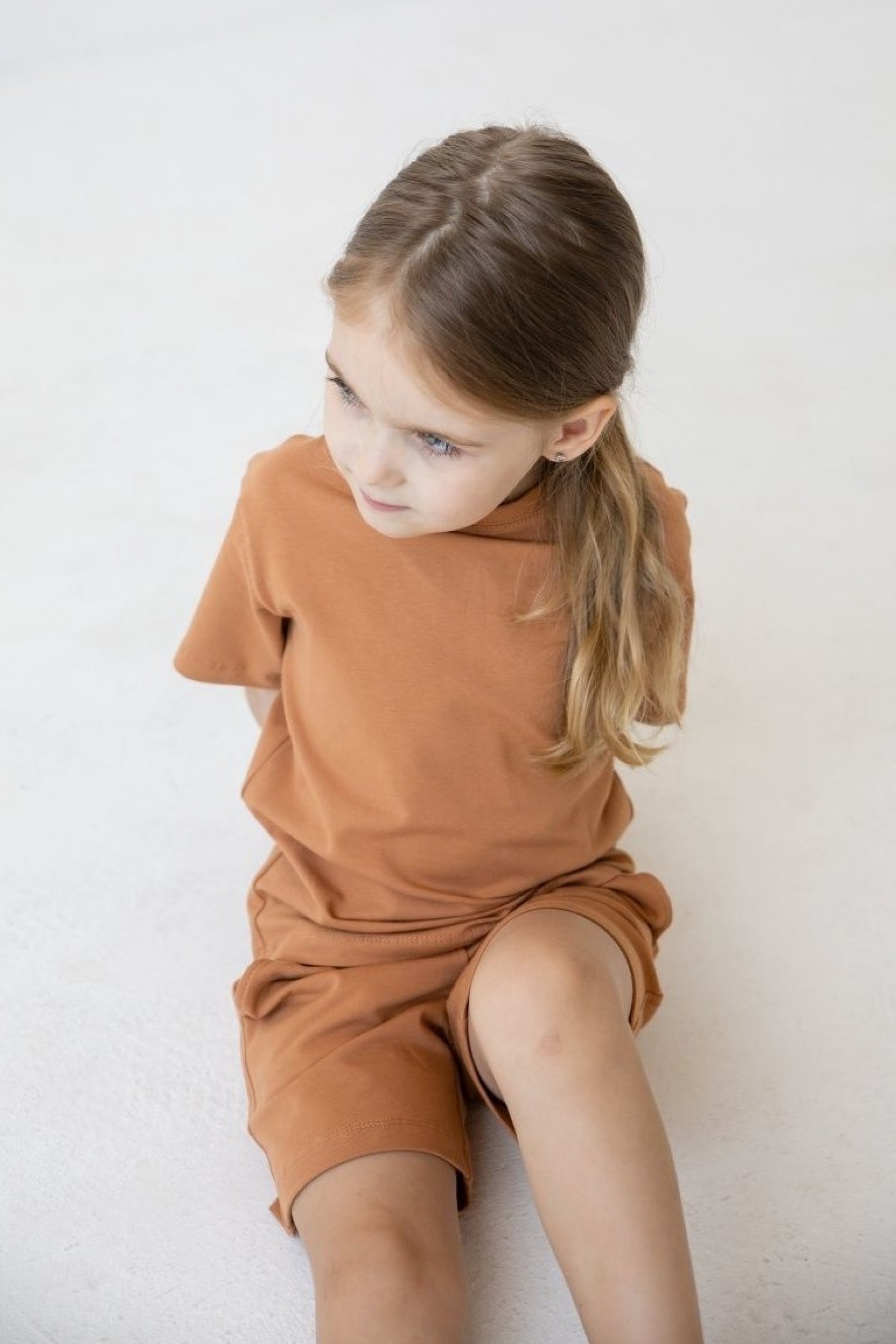 Костюм футболка и шорты oversize