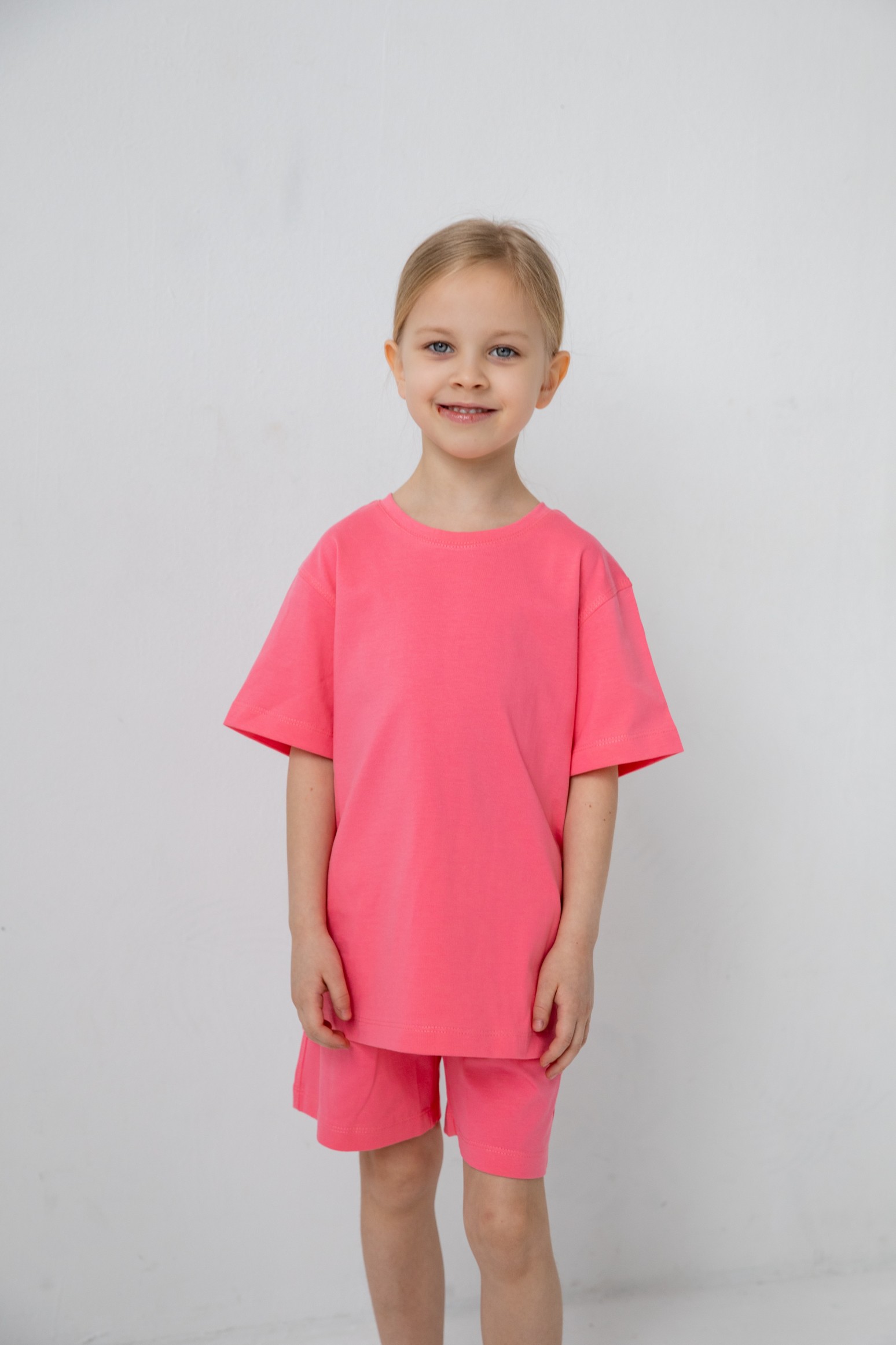 Костюм футболка и шорты oversize