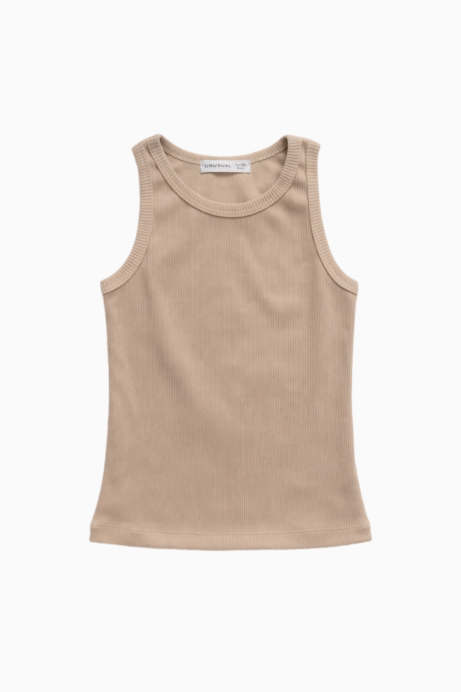 Майка трикотажная в рубчик