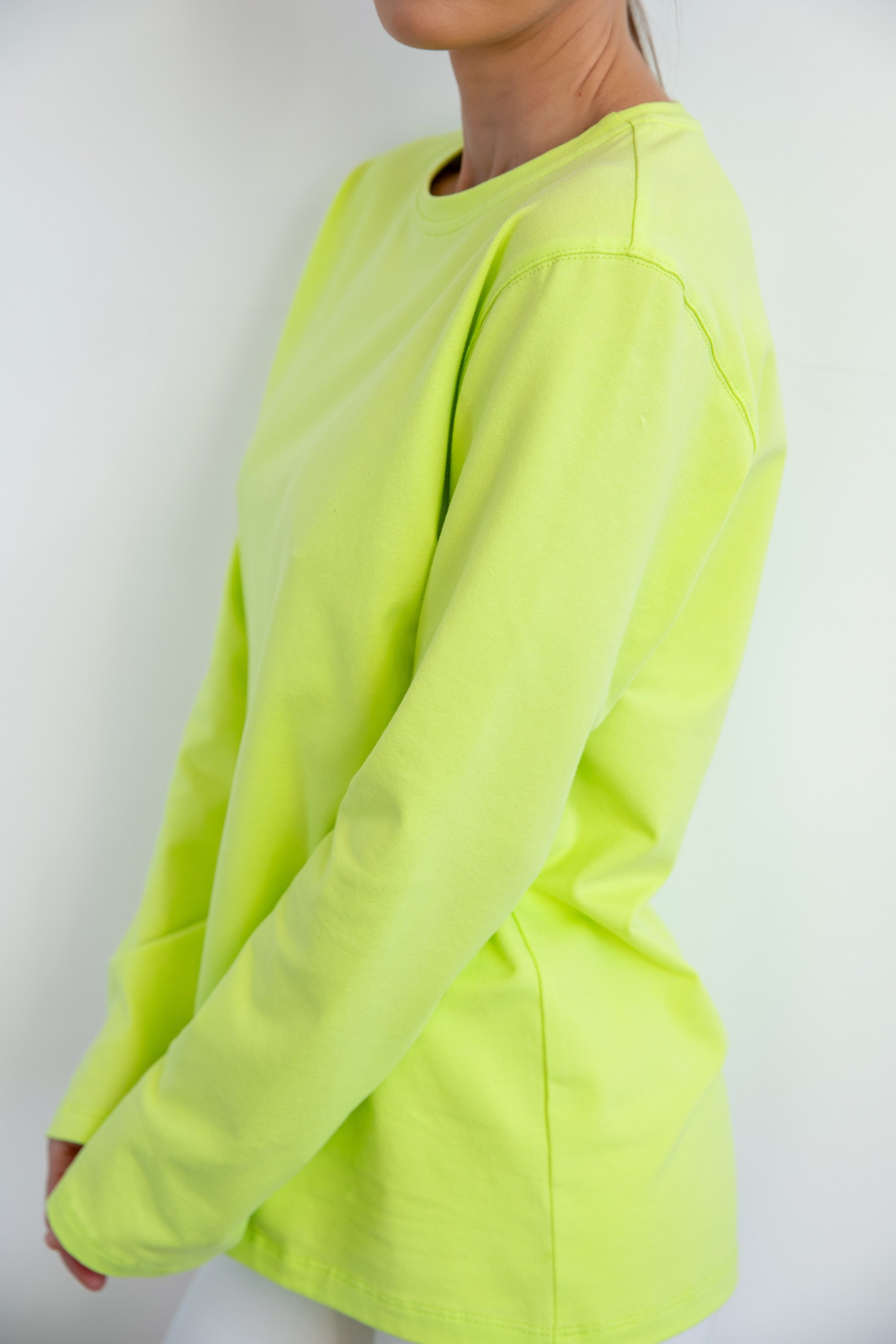 Лонгслив из хлопка oversize