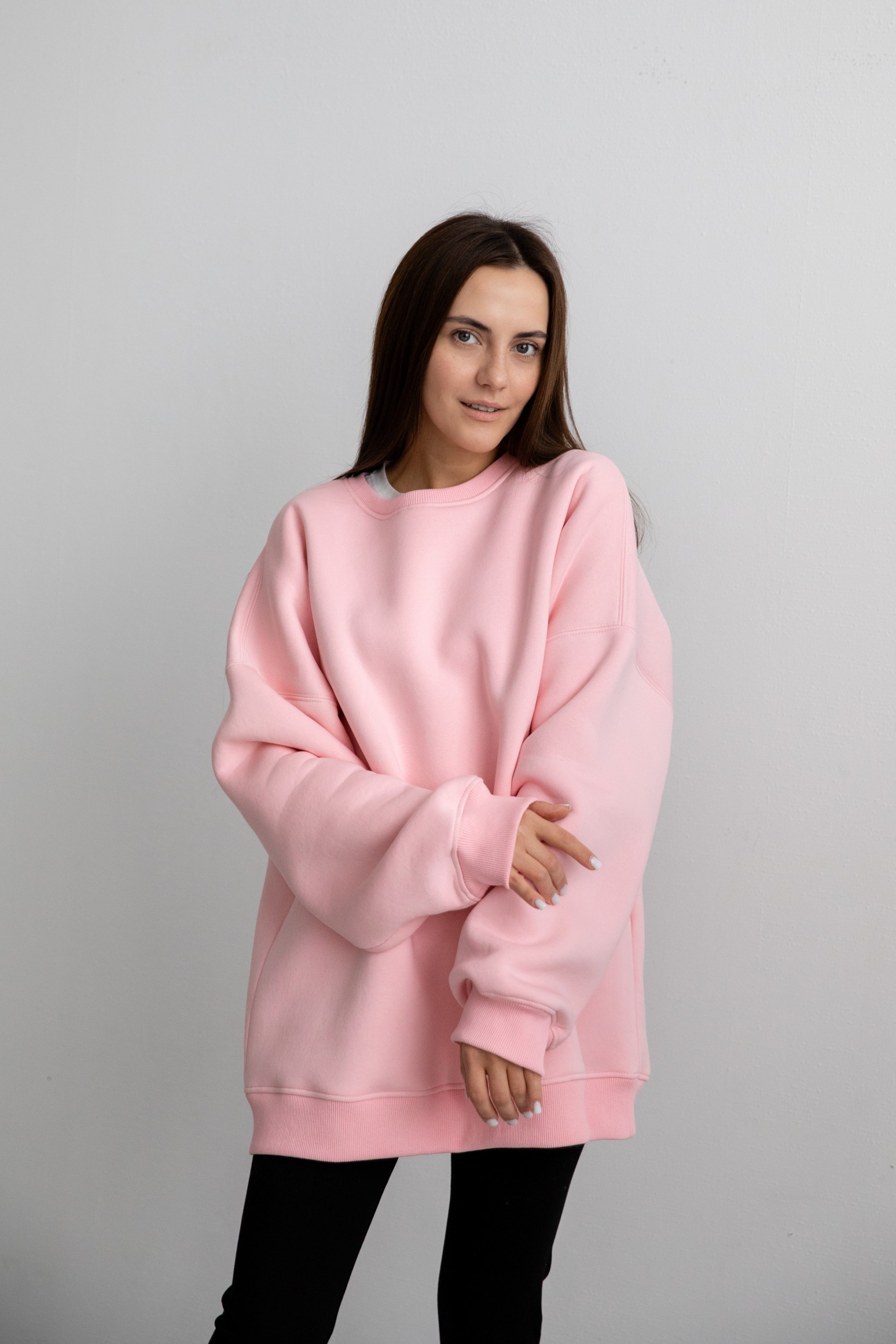 Толстовка oversize утеплённая