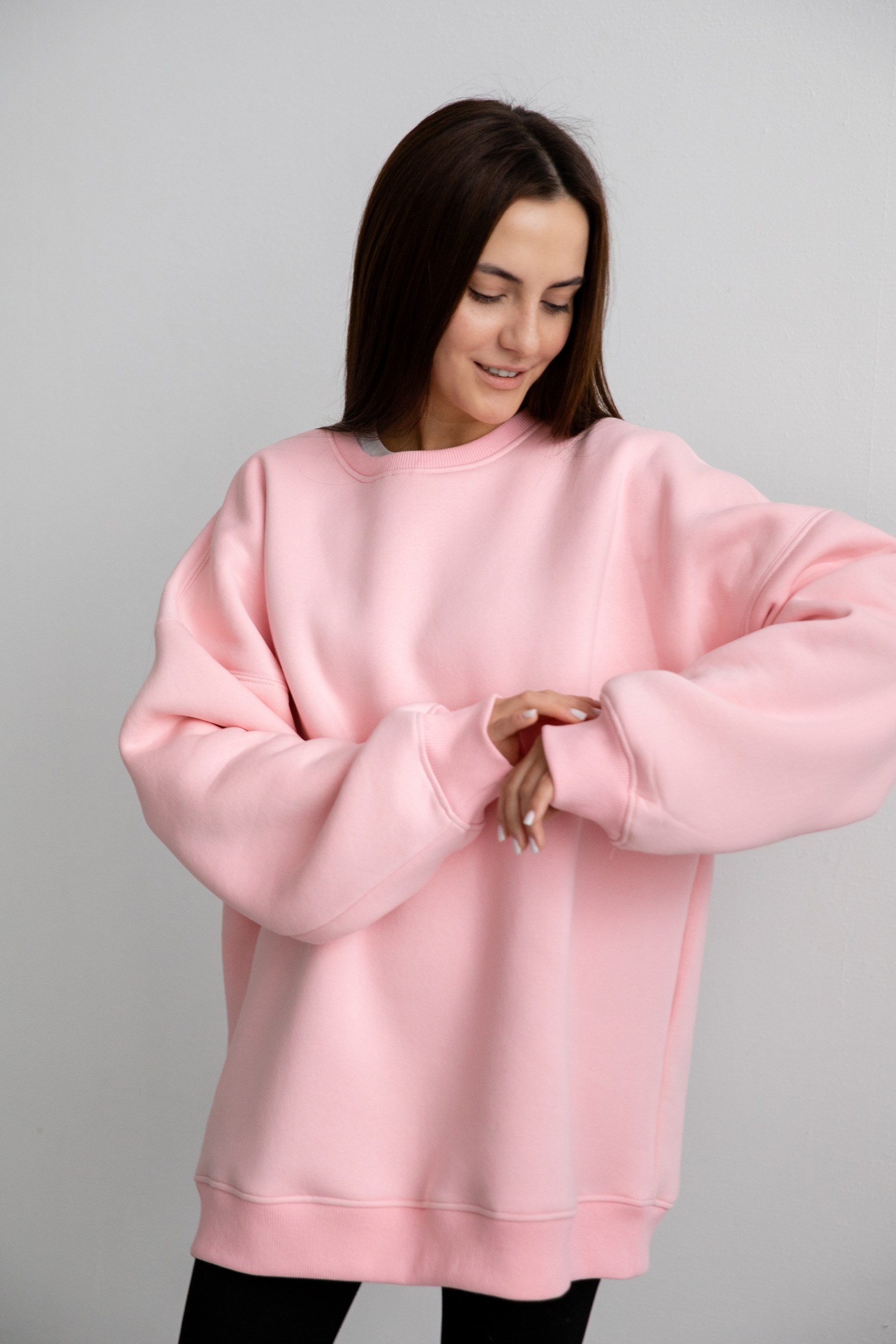 Толстовка oversize утеплённая