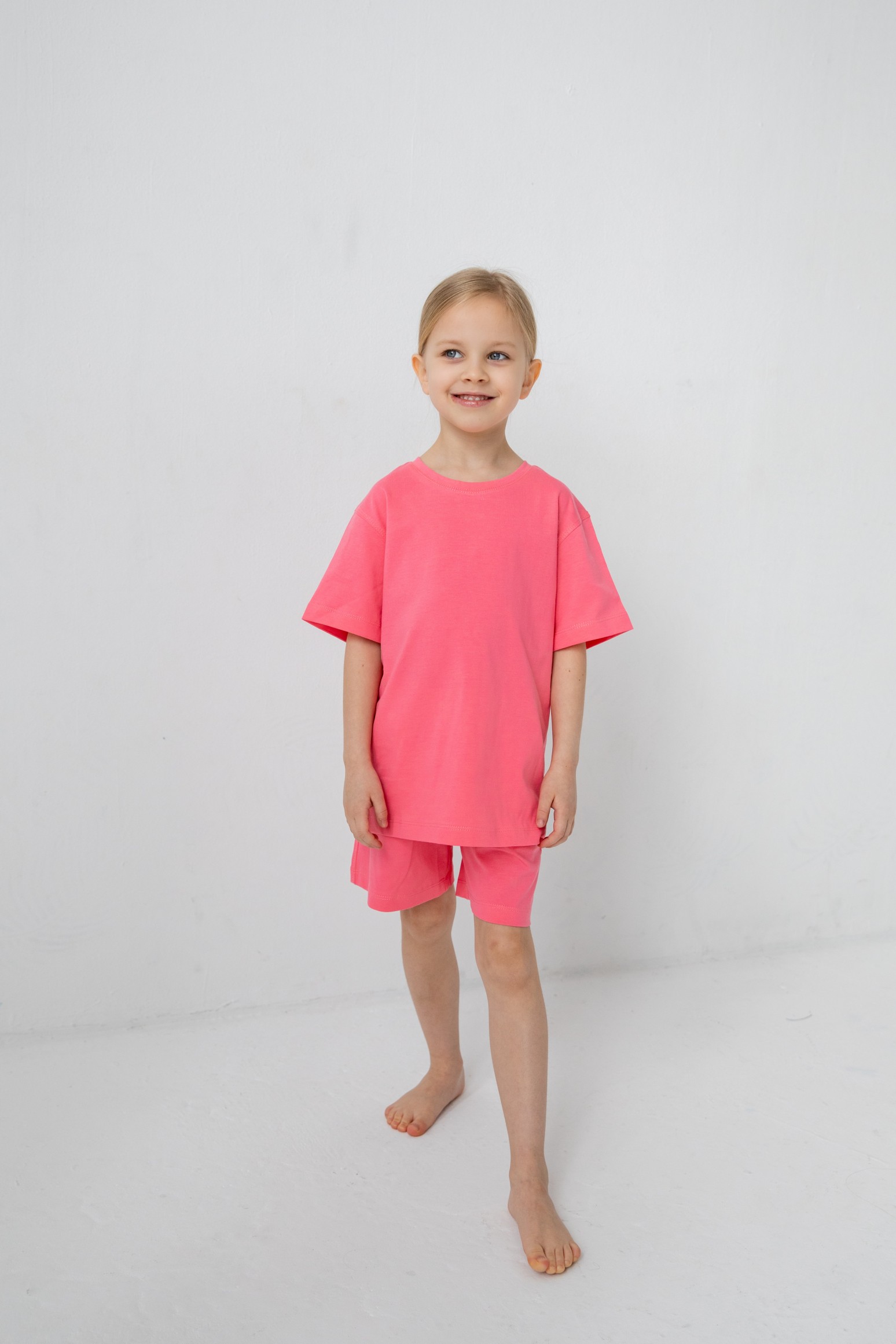 Костюм футболка и шорты oversize