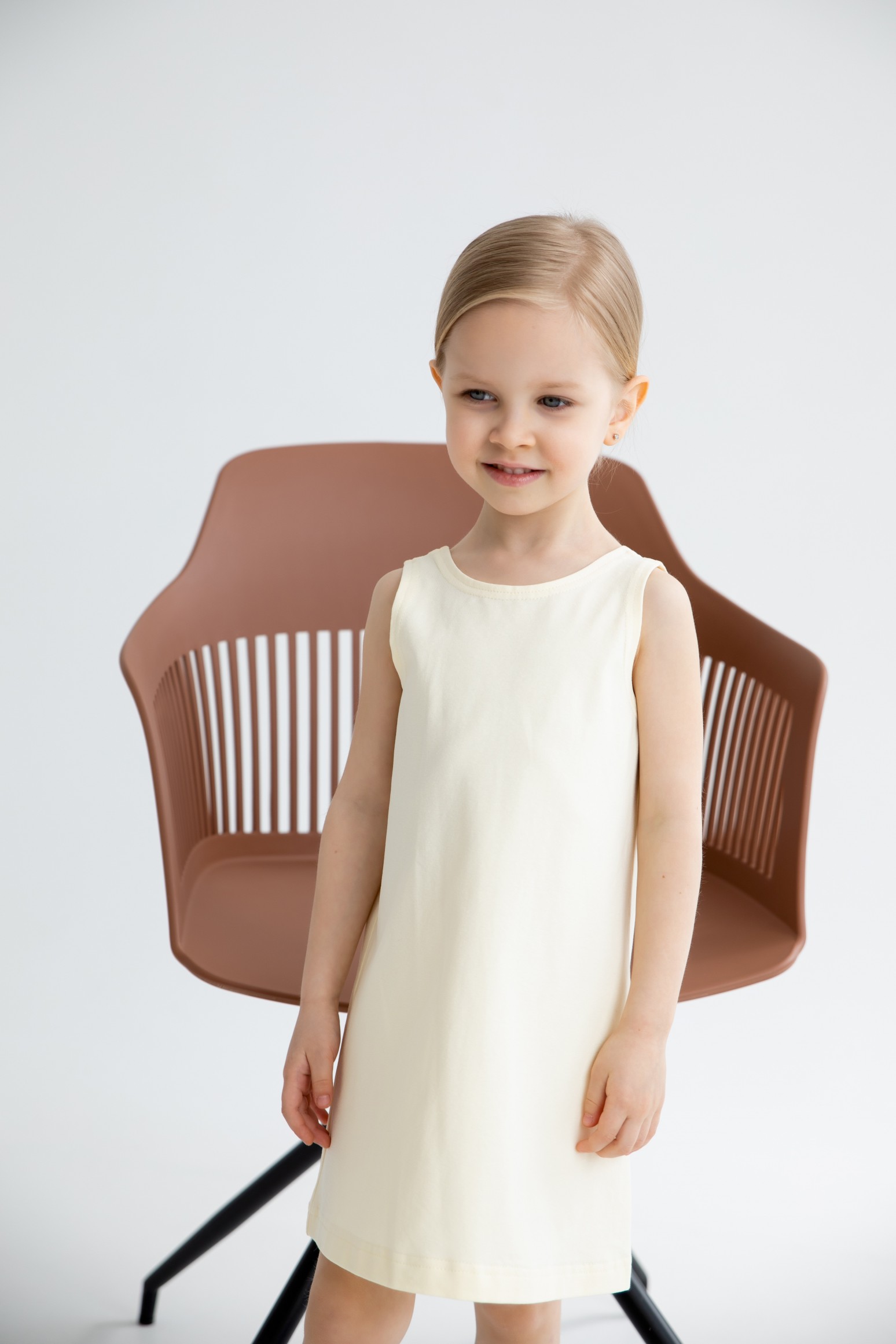 Платье-майка с открытой спиной