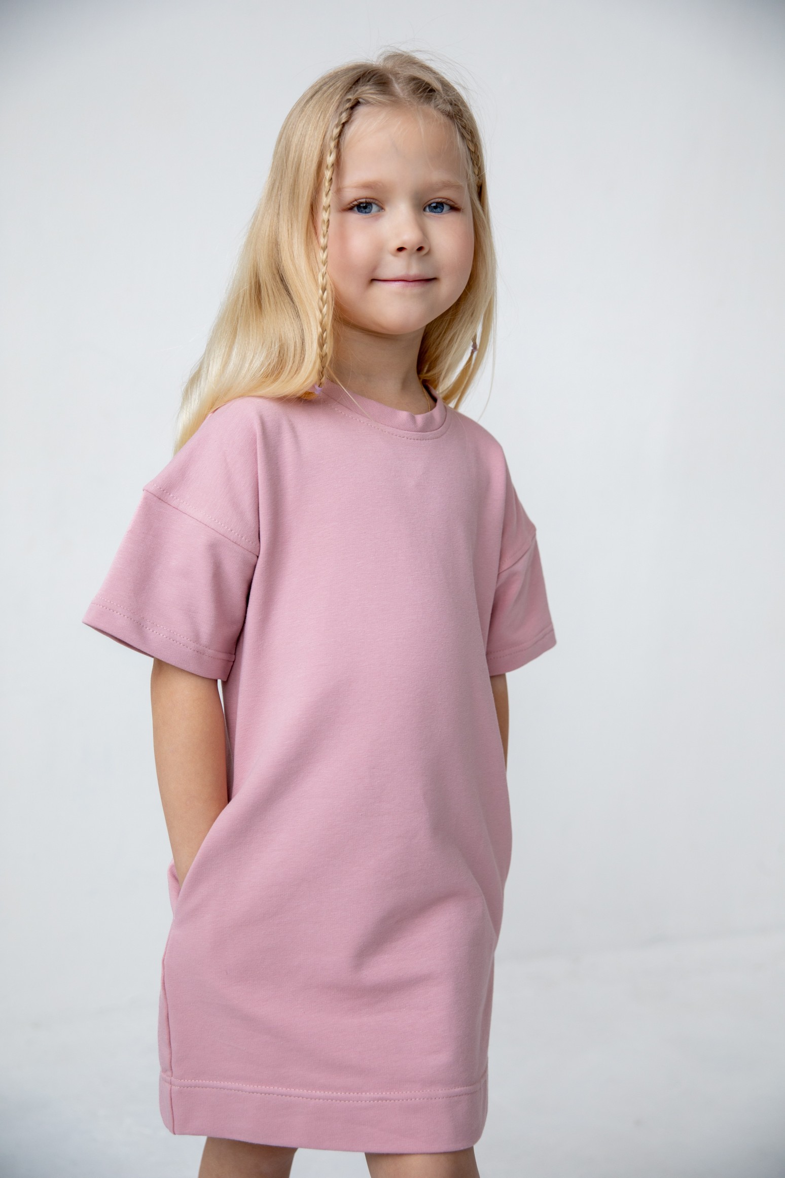 Платье-футболка свободного кроя