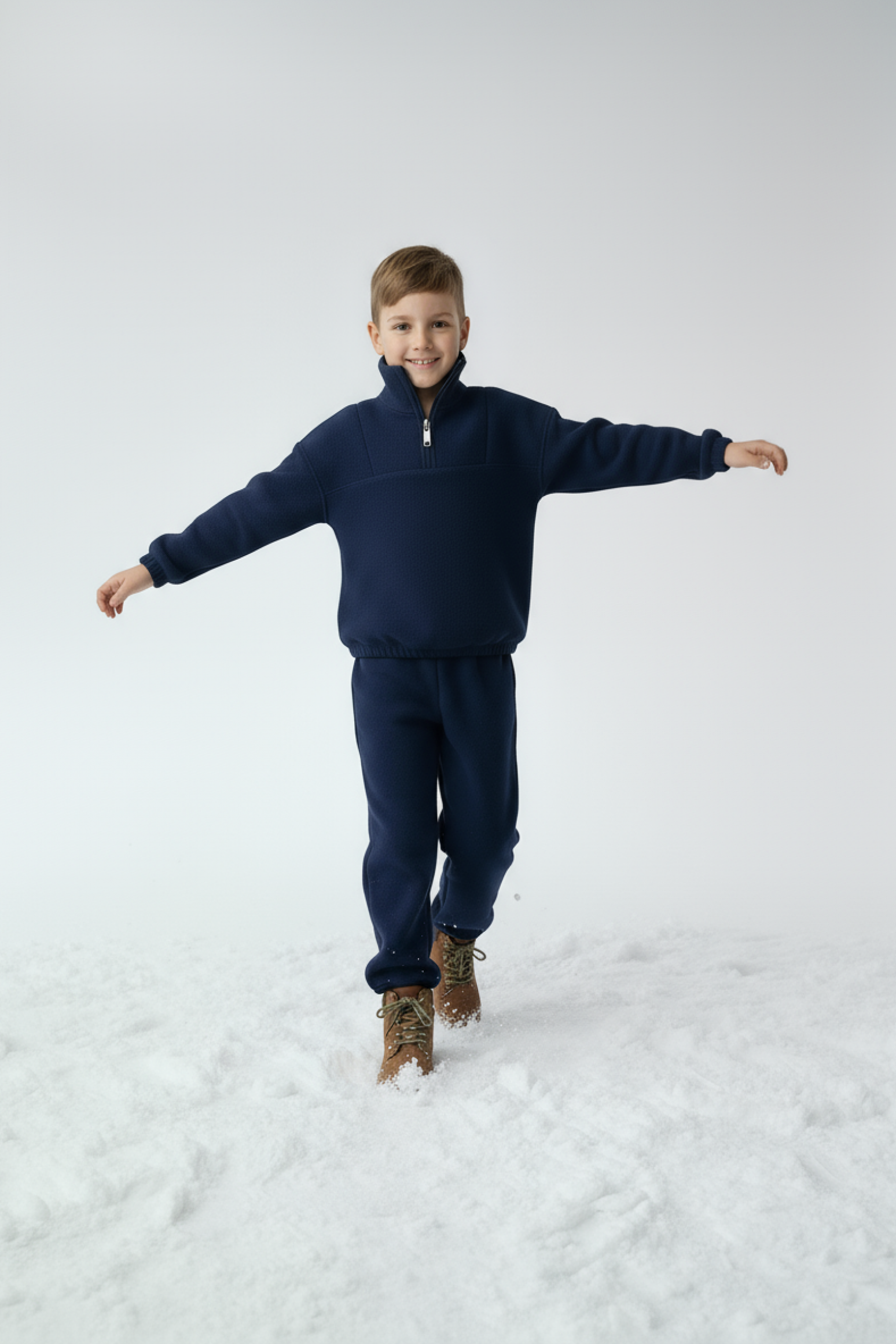 Костюм на молнии из флиса