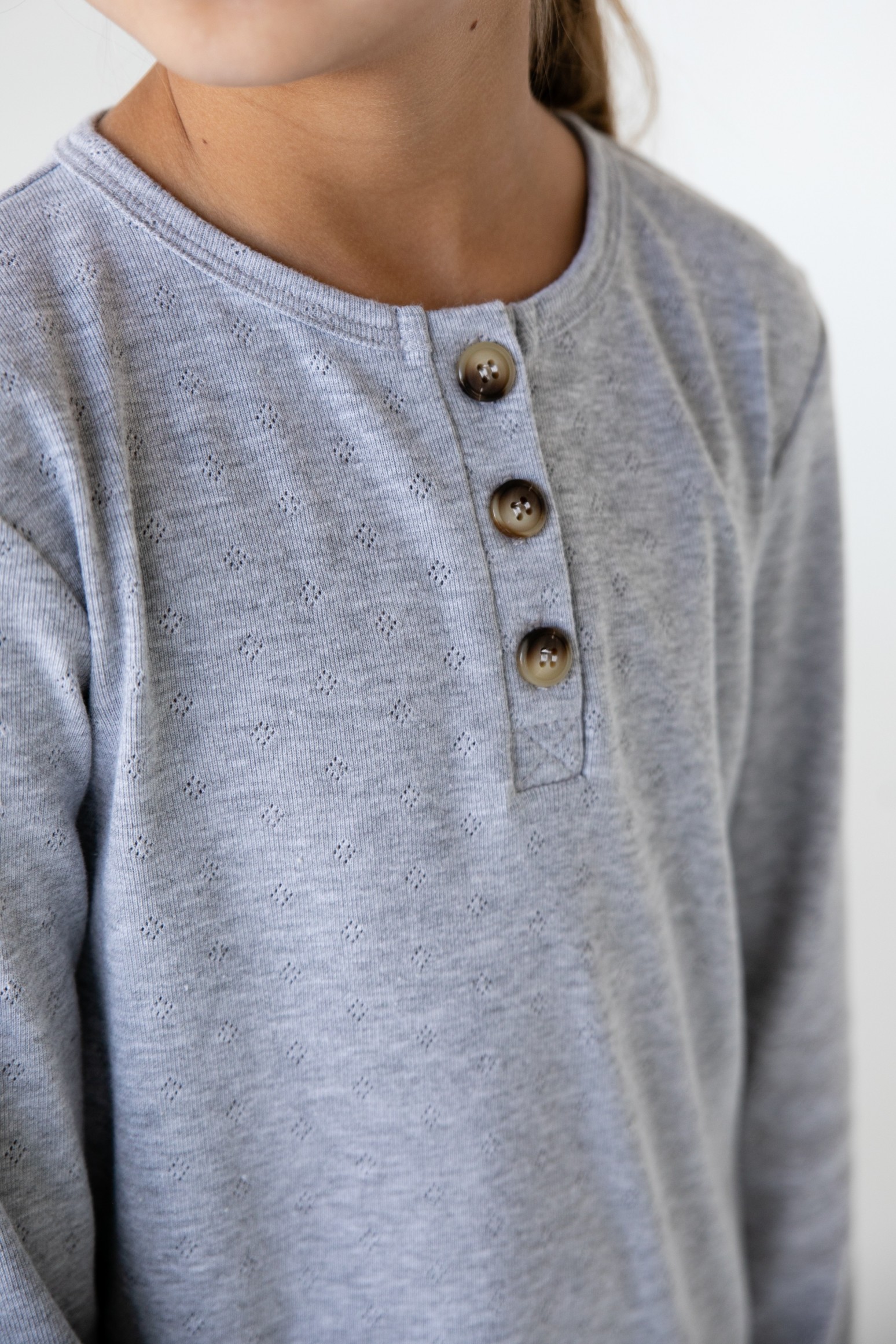 Пижама с пуговицами на планке