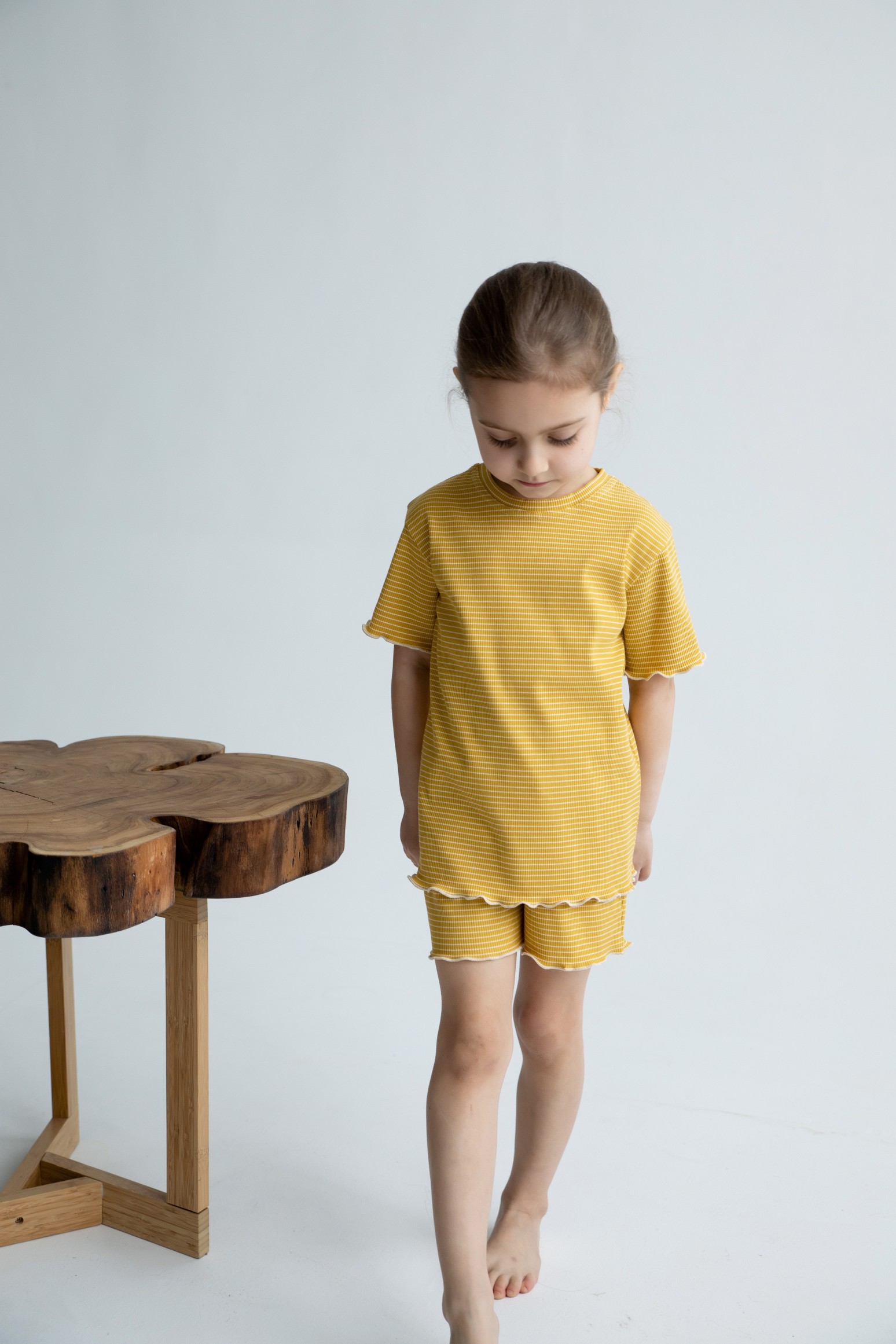 Комплект футболка и шорты в полоску