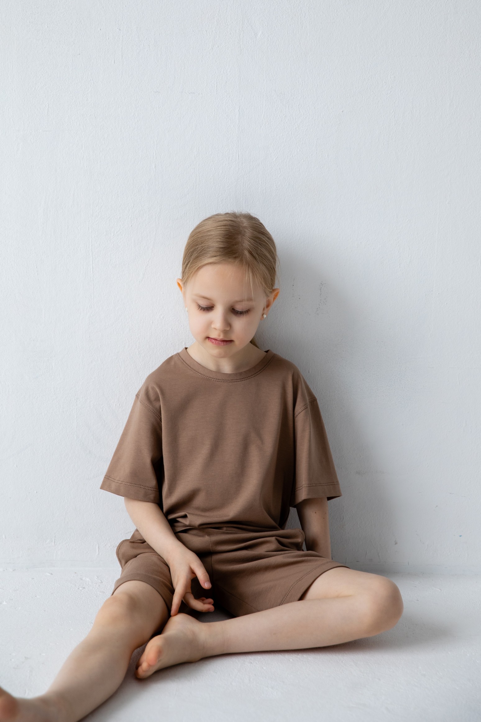 Костюм футболка и шорты oversize