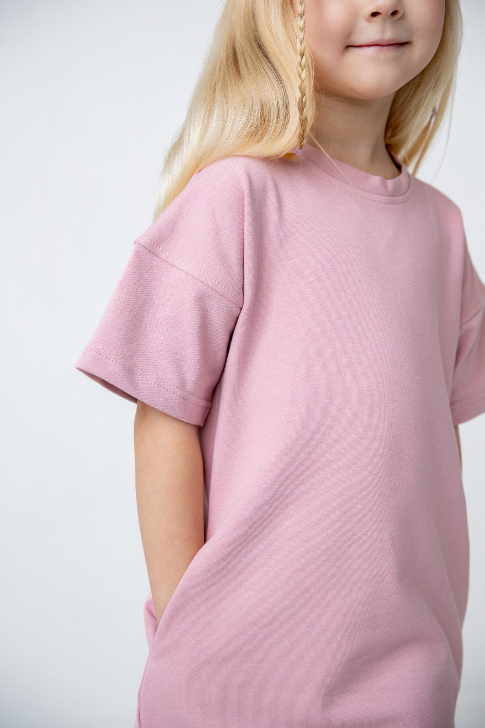 Платье-футболка свободного кроя