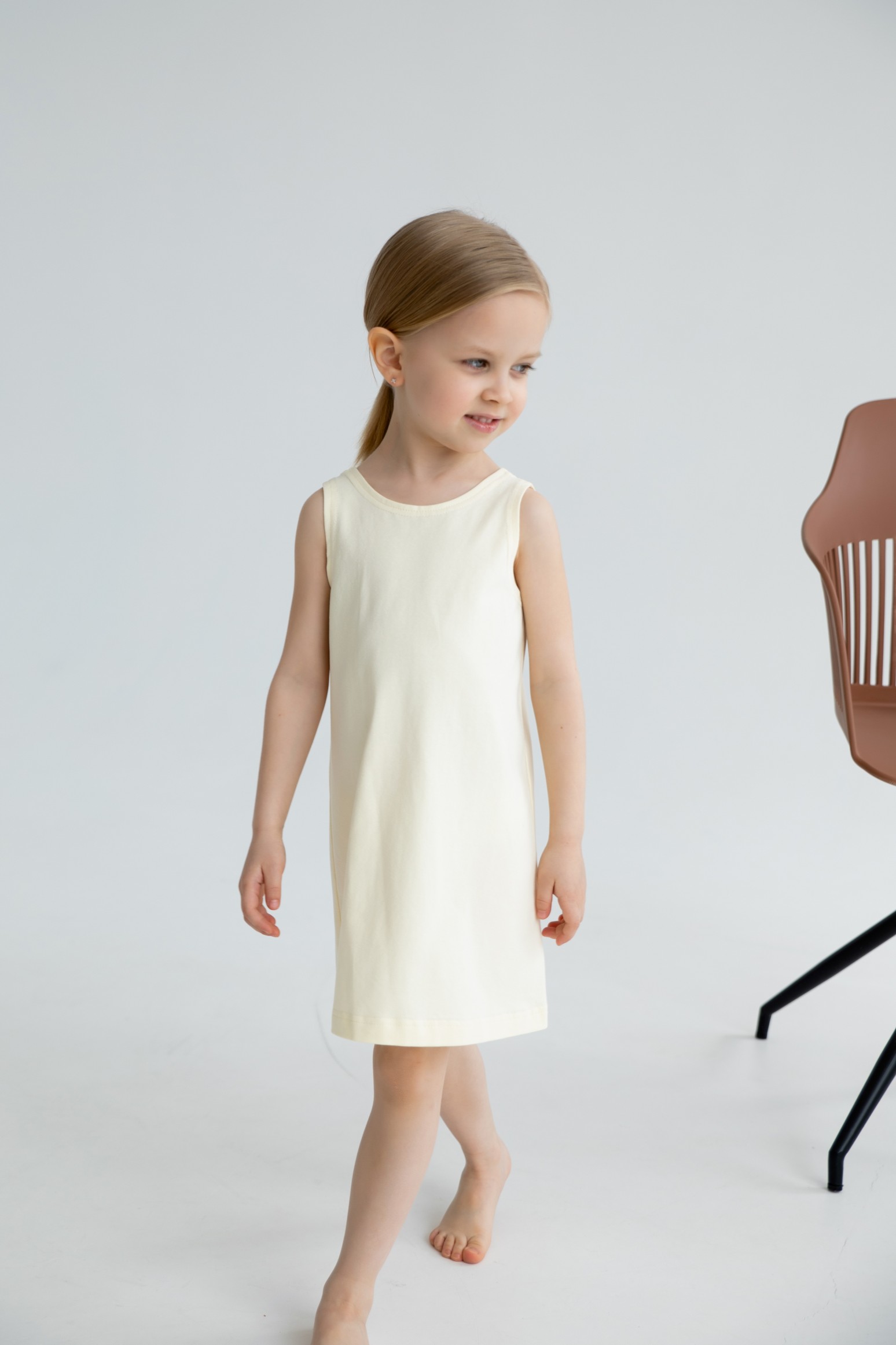 Платье-майка с открытой спиной