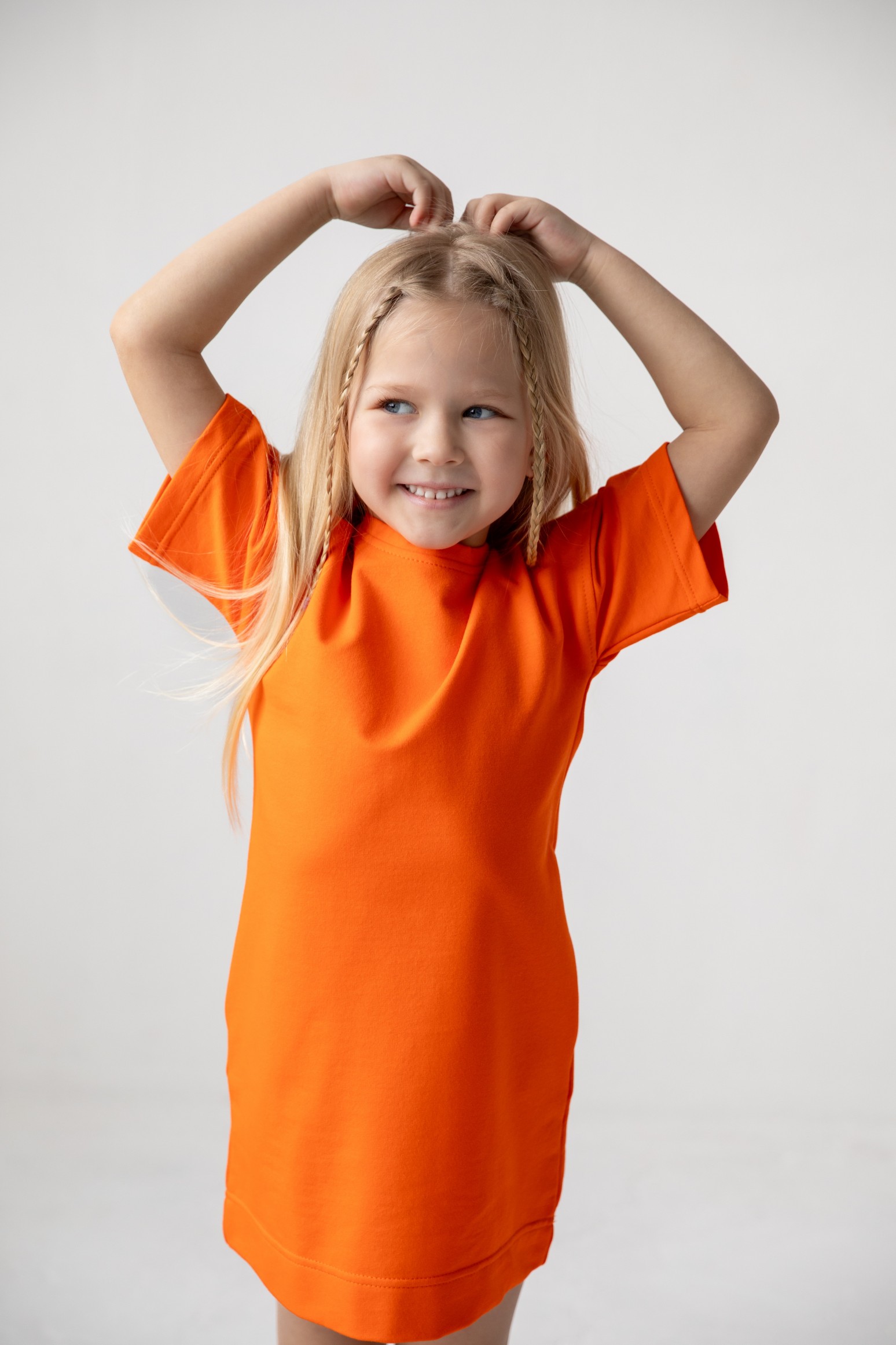 Платье-футболка свободного кроя