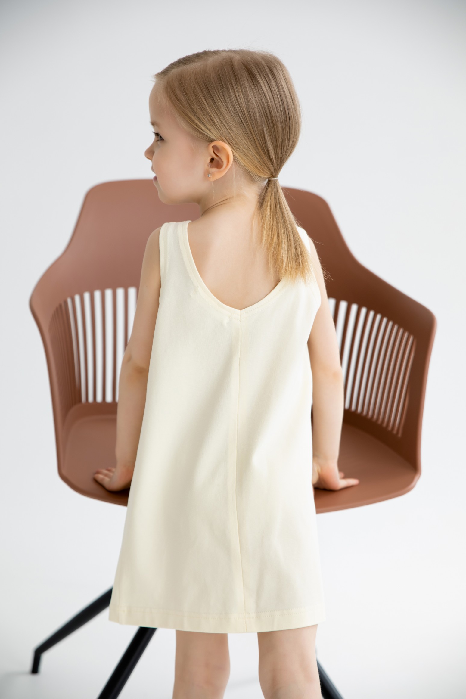 Платье-майка с открытой спиной