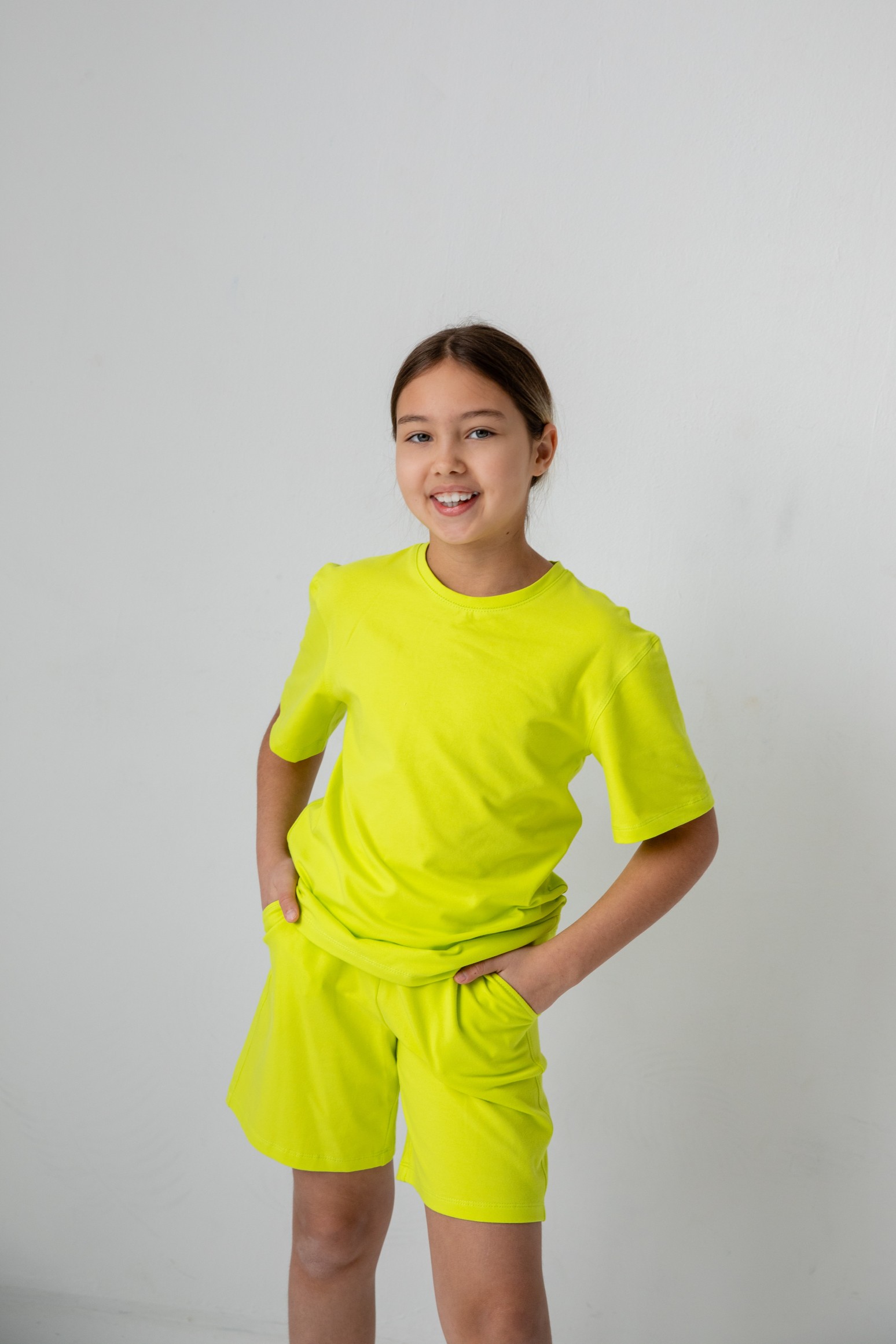 Костюм футболка и шорты oversize