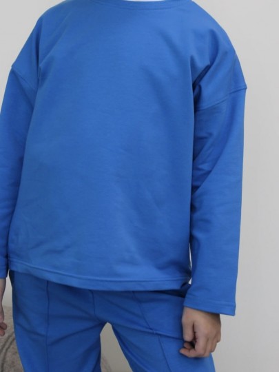 Костюм лонгслив и брюки со швами