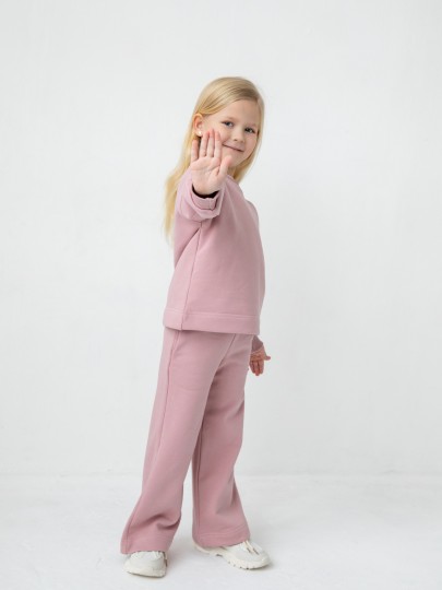 Костюм толстовка и прямые брюки