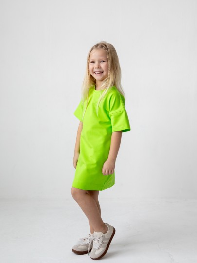 Платье-футболка свободного кроя