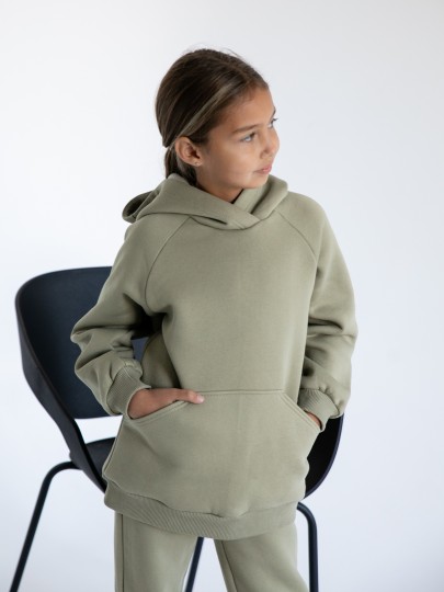 Костюм с капюшоном утеплённый