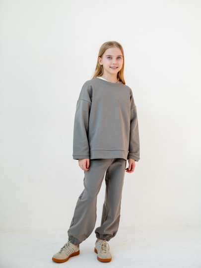 Костюм толстовка с разрезами и джогеры