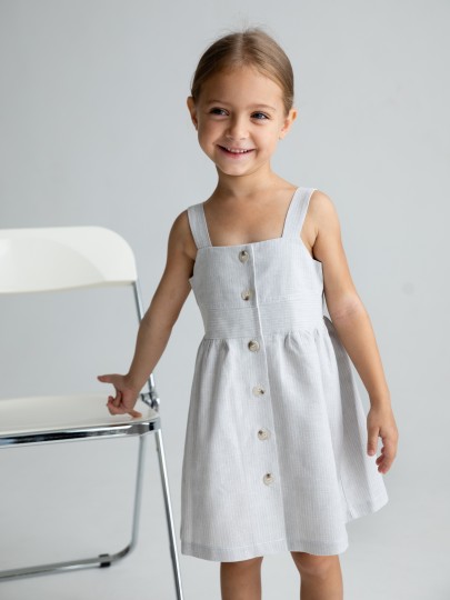 Сарафан на пуговицах