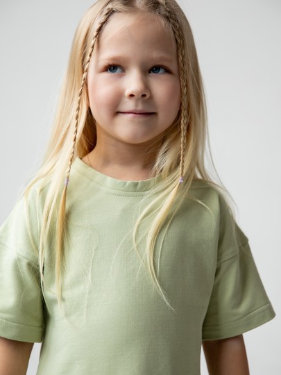 Платье-футболка свободного кроя