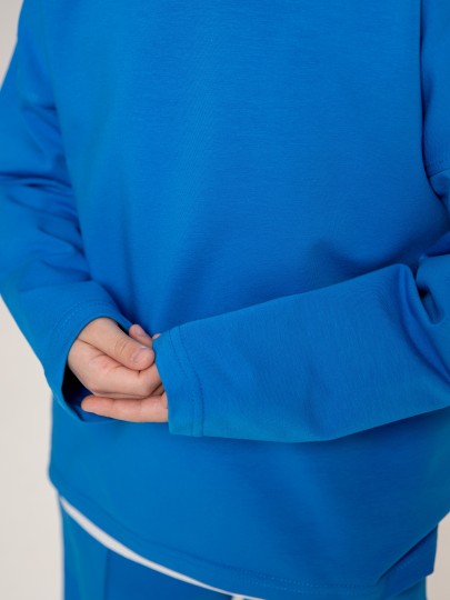 Костюм лонгслив и брюки со швами