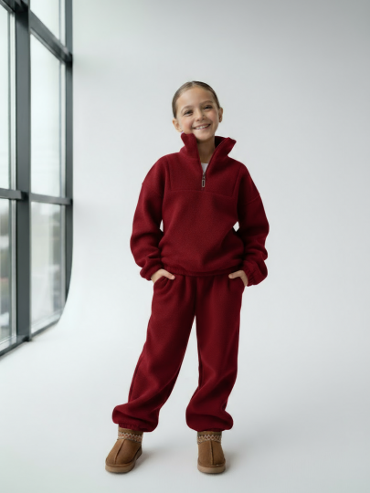 Костюм из флиса на молнии