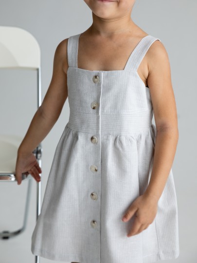 Сарафан на пуговицах