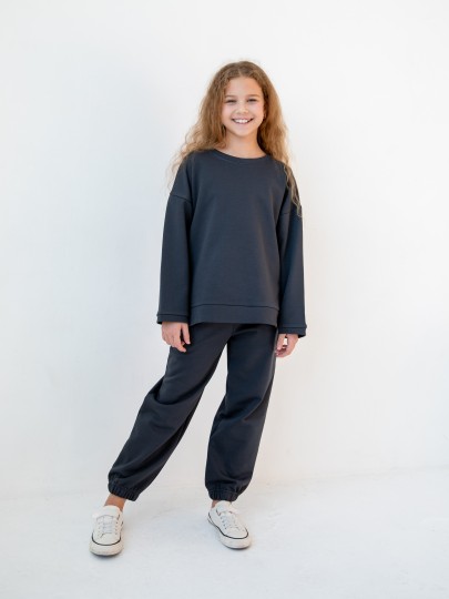 Костюм толстовка с разрезами и джогеры