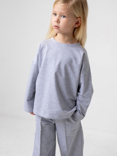 Костюм лонгслив и брюки со швами