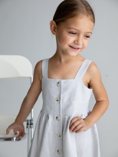 Сарафан на пуговицах