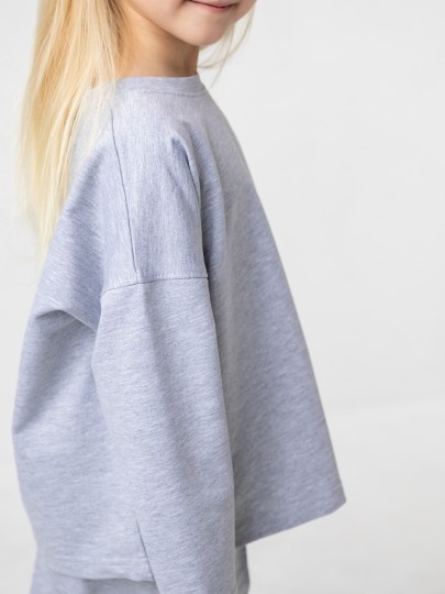 Костюм лонгслив и брюки со швами