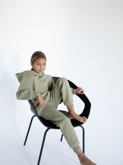 Костюм с капюшоном утеплённый