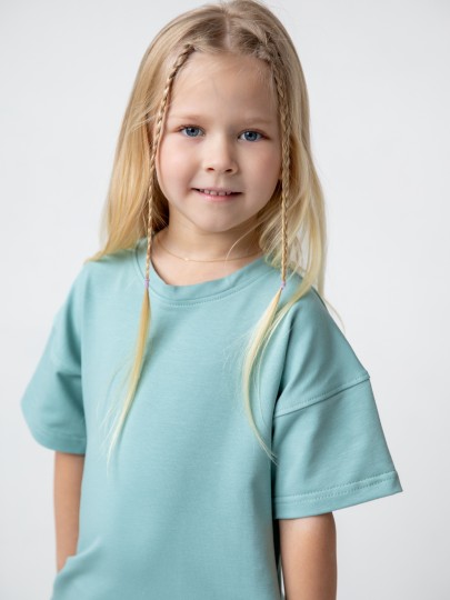 Платье-футболка свободного кроя